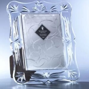 waterford crystal picture frame wedding heirloom 5 X 7 photo frame